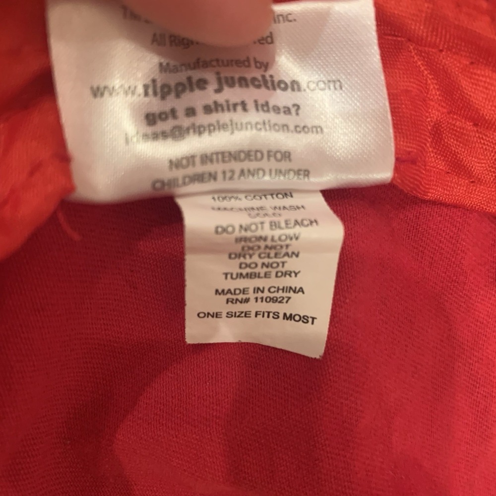 Sriracha Bucket Hat One Size Certified Awesome Chili Hot Sauce Red White - Picture 5 of 10